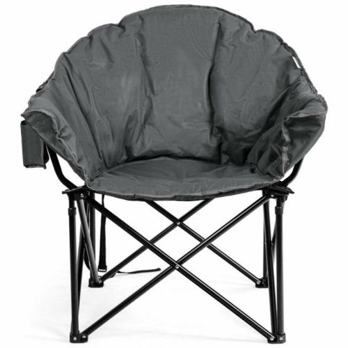 Folding Camping Moon Padded Chair with Carry Bag Folding Camping Moon Padded Chair with Carry Bag