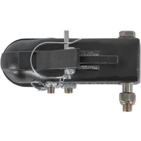 VEVOR Adjustable Trailer Coupler, 2-5/16" Hitch Ball, 15000 lbs Capacity, Heavy Duty Cast Channel-Mount Coupler with Hardware Kit