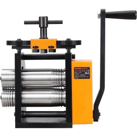 VEVOR Rolling Mill, 2.95"/75 mm Jewelry Rolling Mill Machine, 1: 2 Gear Ratio, 3-in-1 Multi-function Rolling Mill