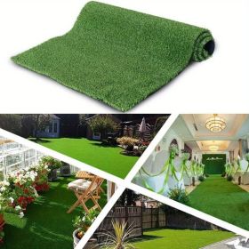 3FTX10FT (30 Sq.FT) Synthetic Artificial Grass with 0.8" Height and Drainage Holes. Perfect for Dog Potty Training, Ideal for Garden, Pets Patio