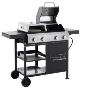 Multi-purpose Burner, Gas Grill And Grill Combination (Color: black)